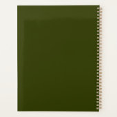 Golf Course Golfer Fotografie op maat Planner (Achterkant)