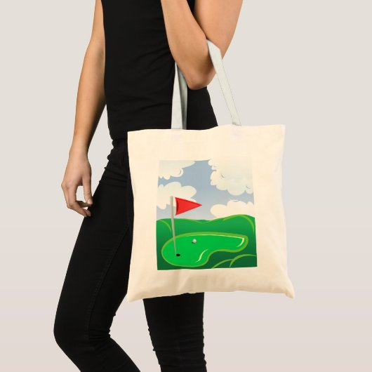 Golf Course Green Canvas tas (Voorkant (product))