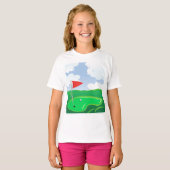 Golf Course Green Girls T-Shirt (Voorkant volledig)
