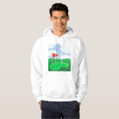 Golf Course Green Mannen Hoodie (Voorkant volledig)