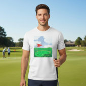 Golf Course Green Mannen T-Shirt