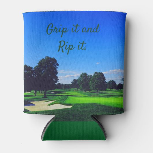 Golf Course Grip it and Rip it Blikjeskoeler (Voorkant)