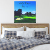 Golf Course Grip it and Rip it Canvas Afdruk (Insitu (Slaapkamer))
