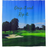 Golf Course Grip it and Rip it Douchegordijn (Voorkant)