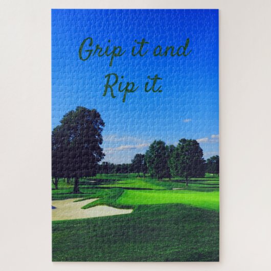 Golf Course Grip it and Rip it Legpuzzel (Verticaal)