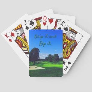 Golf Course Grip it and Rip it Pokerkaarten