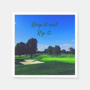 Golf Course Grip it and Rip it Servet