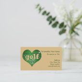 Golf Course Heart & Golf Club Way of Life Visitekaartje (Staand voorkant)