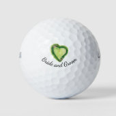 Golf course heart shape  golfballen (Voorkant)