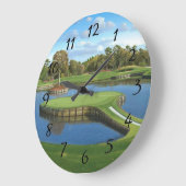 Golf Course Hole achtergrond Grote Klok (Hoek)