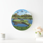 Golf Course Hole achtergrond Grote Klok (Huis)