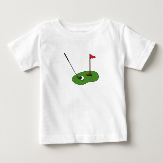 Golf Course Hole met vlag (Voorkant)
