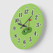 Golf Course Hole met vlag Grote Klok (Hoek)