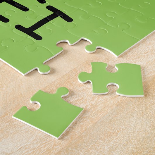 Golf Course Hole met vlag Personaliseren Legpuzzel (Zijkant)