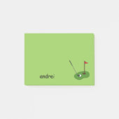 Golf Course Hole met vlag Personaliseren Post-it® Notes (Voorkant)