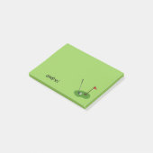 Golf Course Hole met vlag Personaliseren Post-it® Notes (Schuin)