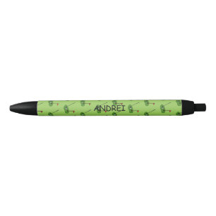 Golf Course Hole met vlag Personaliseren Zwarte Inkt Pen