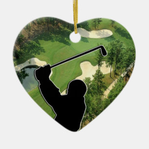 Golf Course Keramisch Ornament