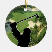 Golf Course Keramisch Ornament (Voorkant)