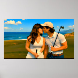 Golf Course Kisss Poster