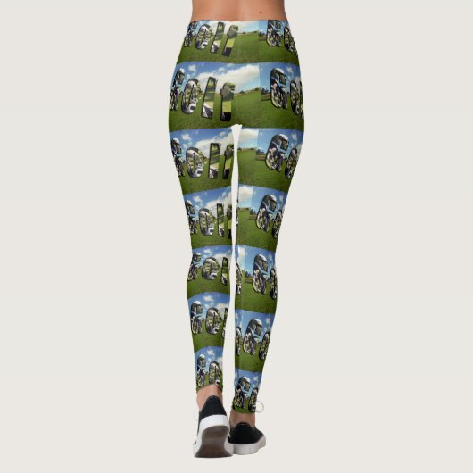 Golf Course Logo Dames — Leggings voor volledige a (Achterkant)