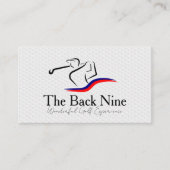 Golf Course Logo | Sports Visitekaartje (Voorkant)