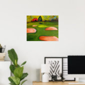 Golf Course-Poster Poster (Thuiskantoor)