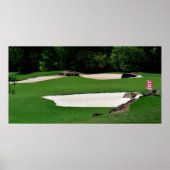 Golf Course Sand Traps Poster (Voorkant)