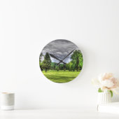 Golf Course Scene Ronde Klok (Huis)