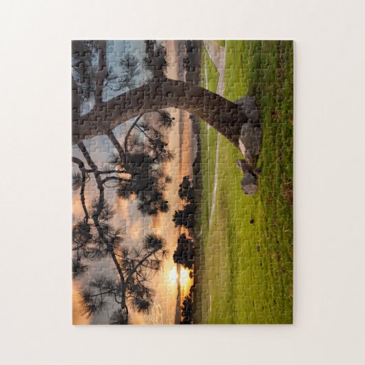 Golf Course Sunset Legpuzzel (Verticaal)