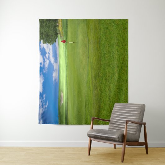  Golf Course Theme Backdrop Wandkleed (In situ)