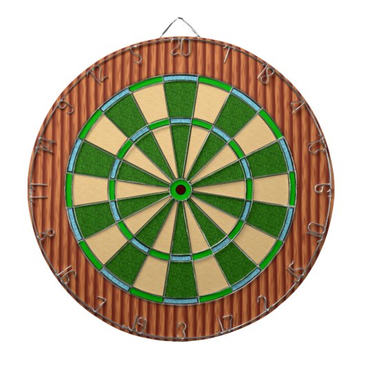 Golf Course Theme Dartboard Dartbord (Voorkant)