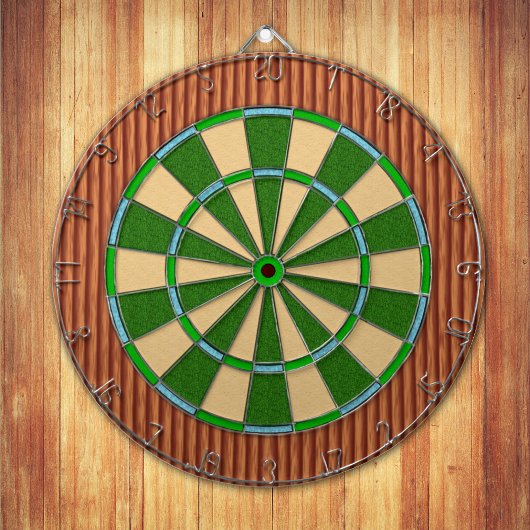 Golf Course Theme Dartboard Dartbord