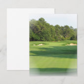 Golf Course Uitnodiging (Voorkant / Achterkant)