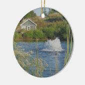 Golf Course vijver en fontein Keramisch Ornament (Links)