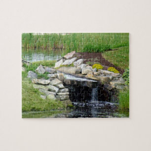 Golf Course Waterfall in Maine Legpuzzel