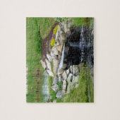 Golf Course Waterfall in Maine Legpuzzel (Verticaal)