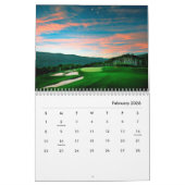 Golf Courses Wall Agenda Kalender (Feb 2026)