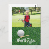 Golf Creëer uw eigen bedankkaart Briefkaart (Voorkant / Achterkant)