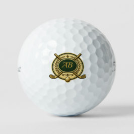 Golf Crest Aangepaste Initialen Golfballen