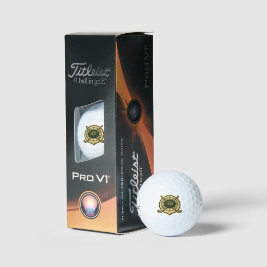 Golf Crest Aangepaste Initialen Golfballen (Verpakking)