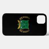 GOLF Crest met Laurel Wreath en Monogram iPad Case-Mate iPhone Case (Achterkant (horizontaal))