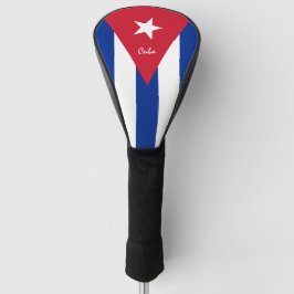Golf Cuba & Cubaanse vlag/Golf Clubs Hoesjes Golfheadcover