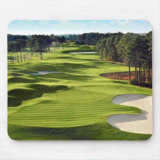 Golf-cursus greans-achtergrondmuis muismat (Voorkant)
