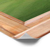 Golf Cursus Uitzicht van een Venster Poster (Hoek)