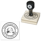GOLF Custom Business Logo Large Rubberstempel (Gestempeld)