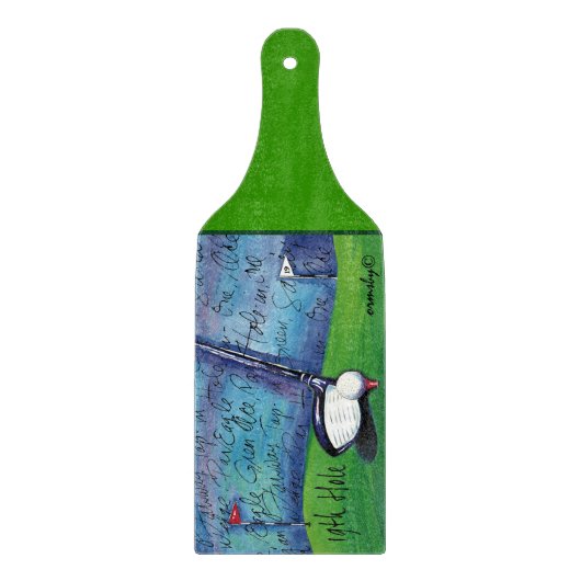 Golf Cutting Board Snijplank (Voorkant)