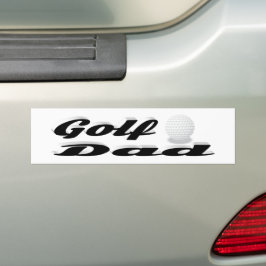 Golf Dad Bumpersticker