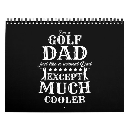 Golf Dad Father Golf club Golfen Gift Kalender (Hoes)