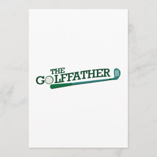 Golf Dad Funny Fathers Day Gift Kaart
